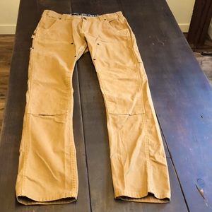 Dovetail workwear Maven pant in saddle brown size 12/34 EUC!!!